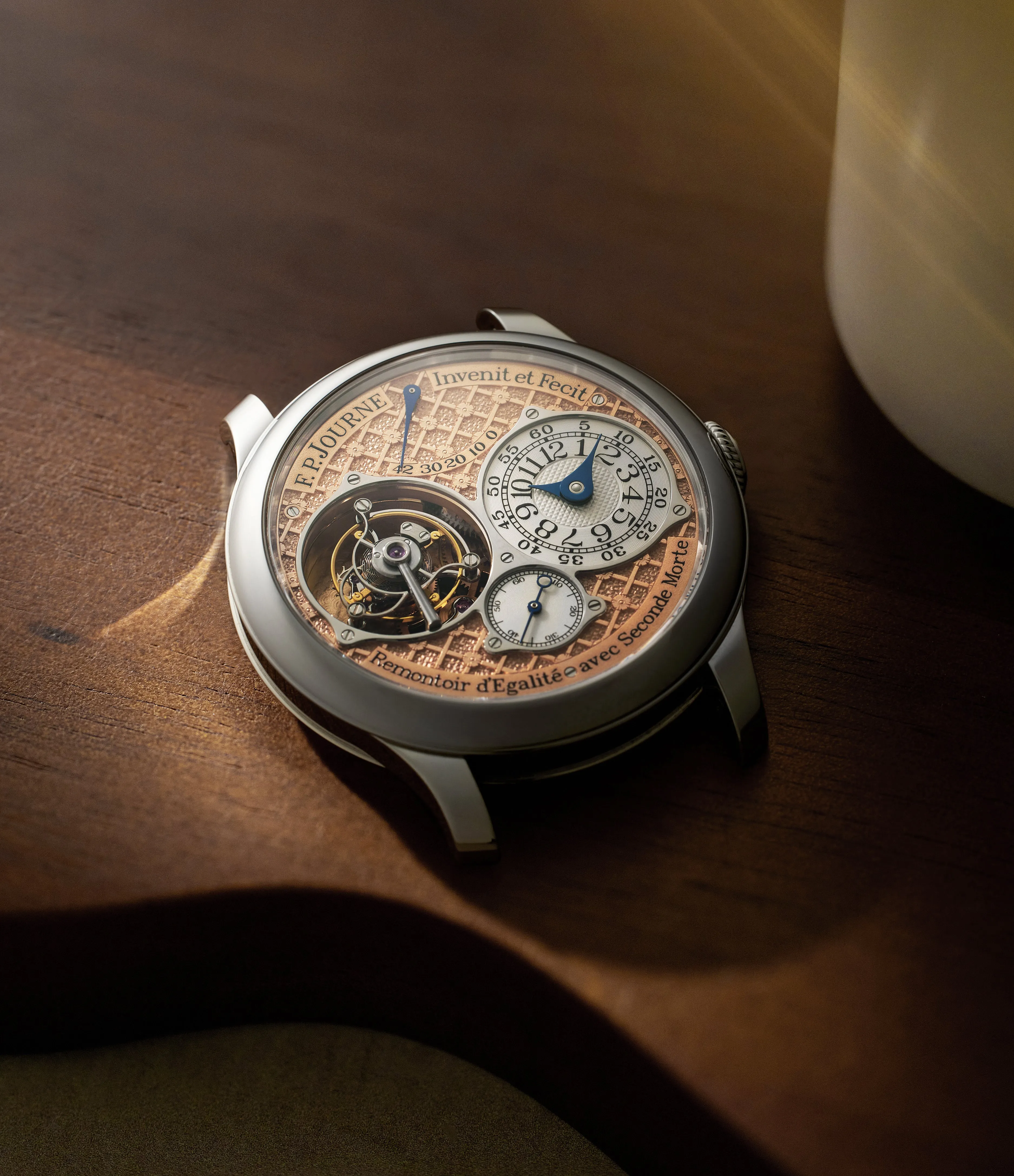 Tourbillon Souverain Régence Losange, platinum