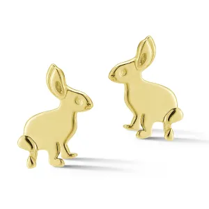 Trickster Bunny Stud Earrings