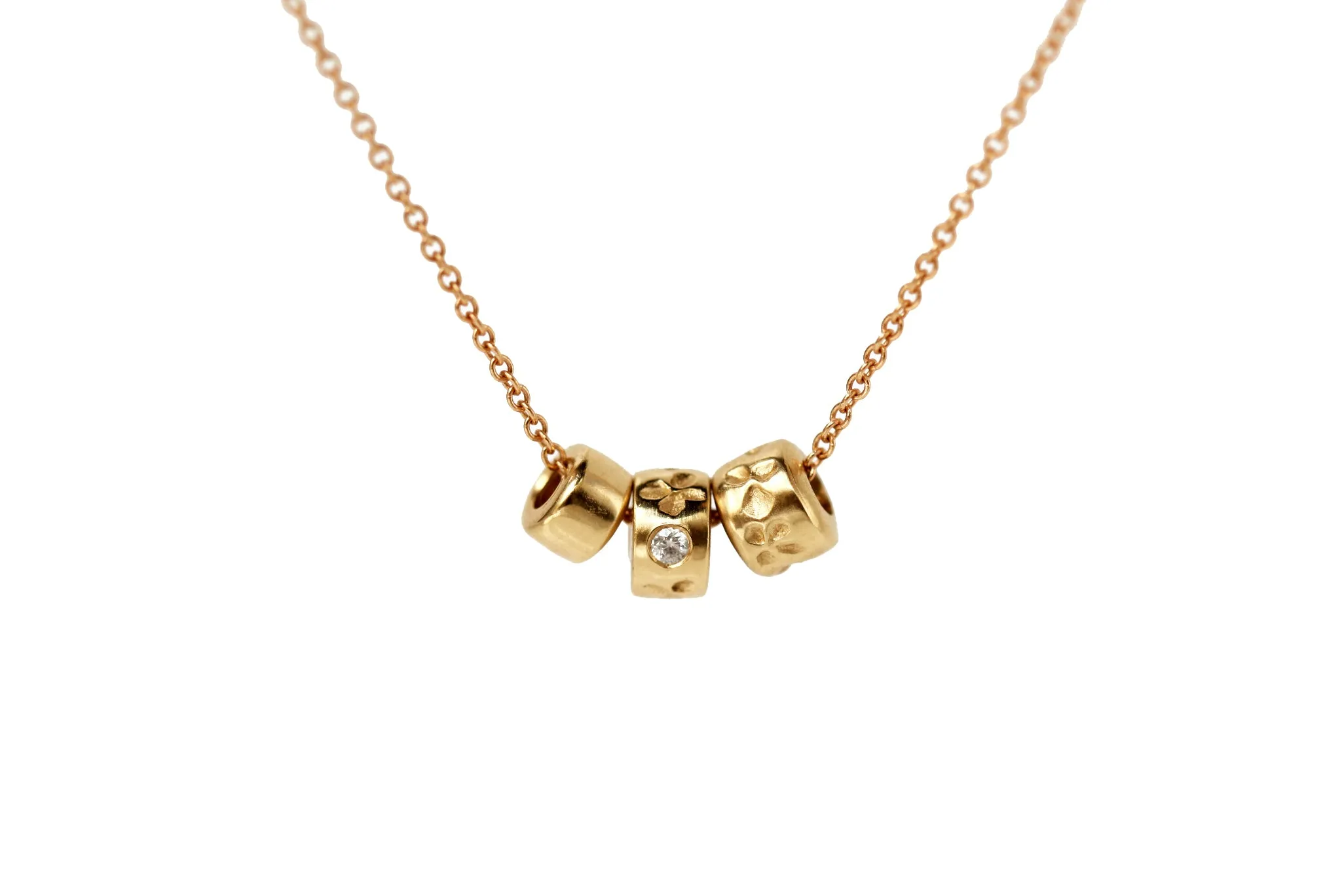TRIPLE BEAD NECKLACE