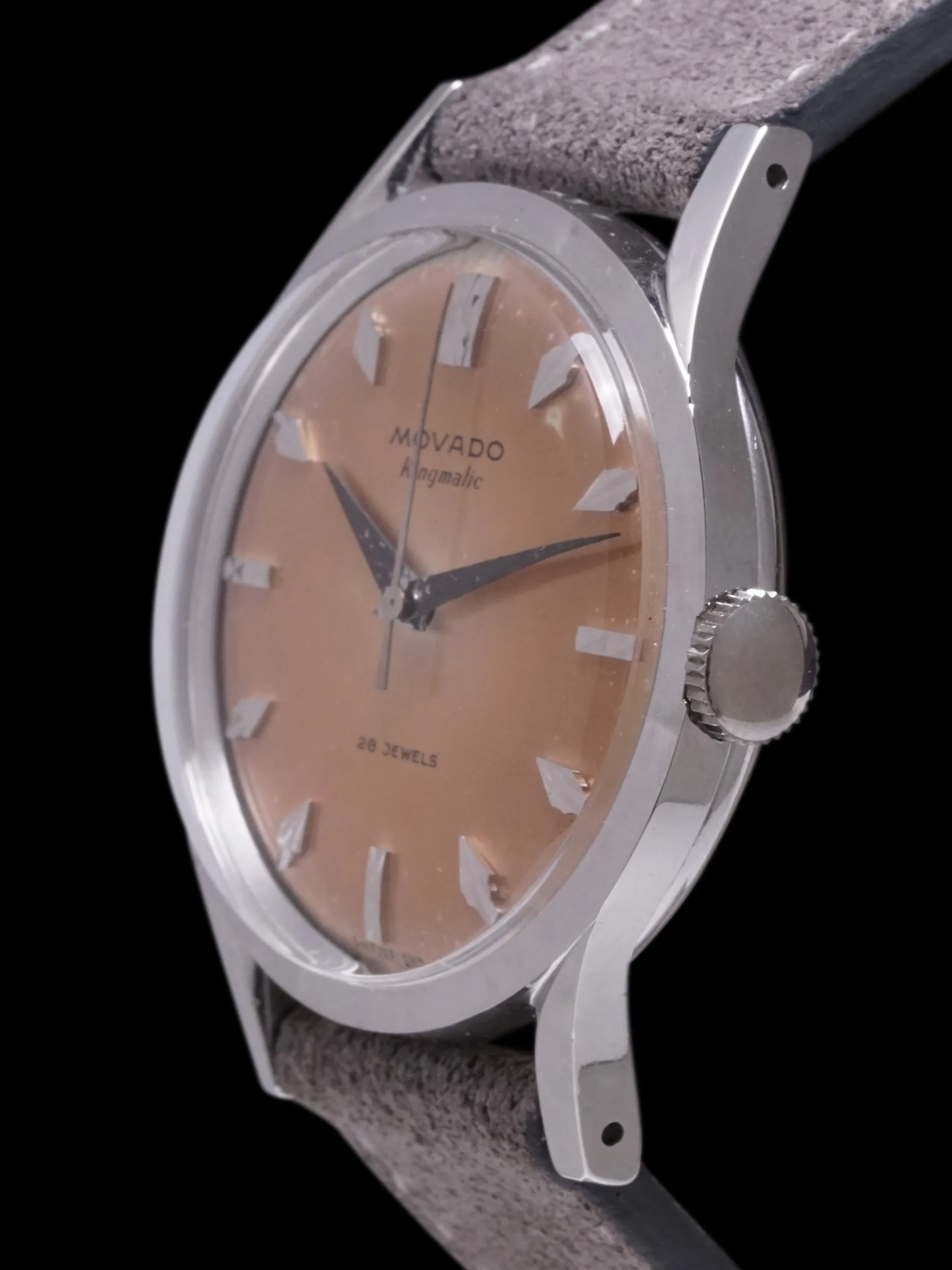 Tropical 1950s Movado Kingmatic (Ref. 11179) "Fancy Markers"