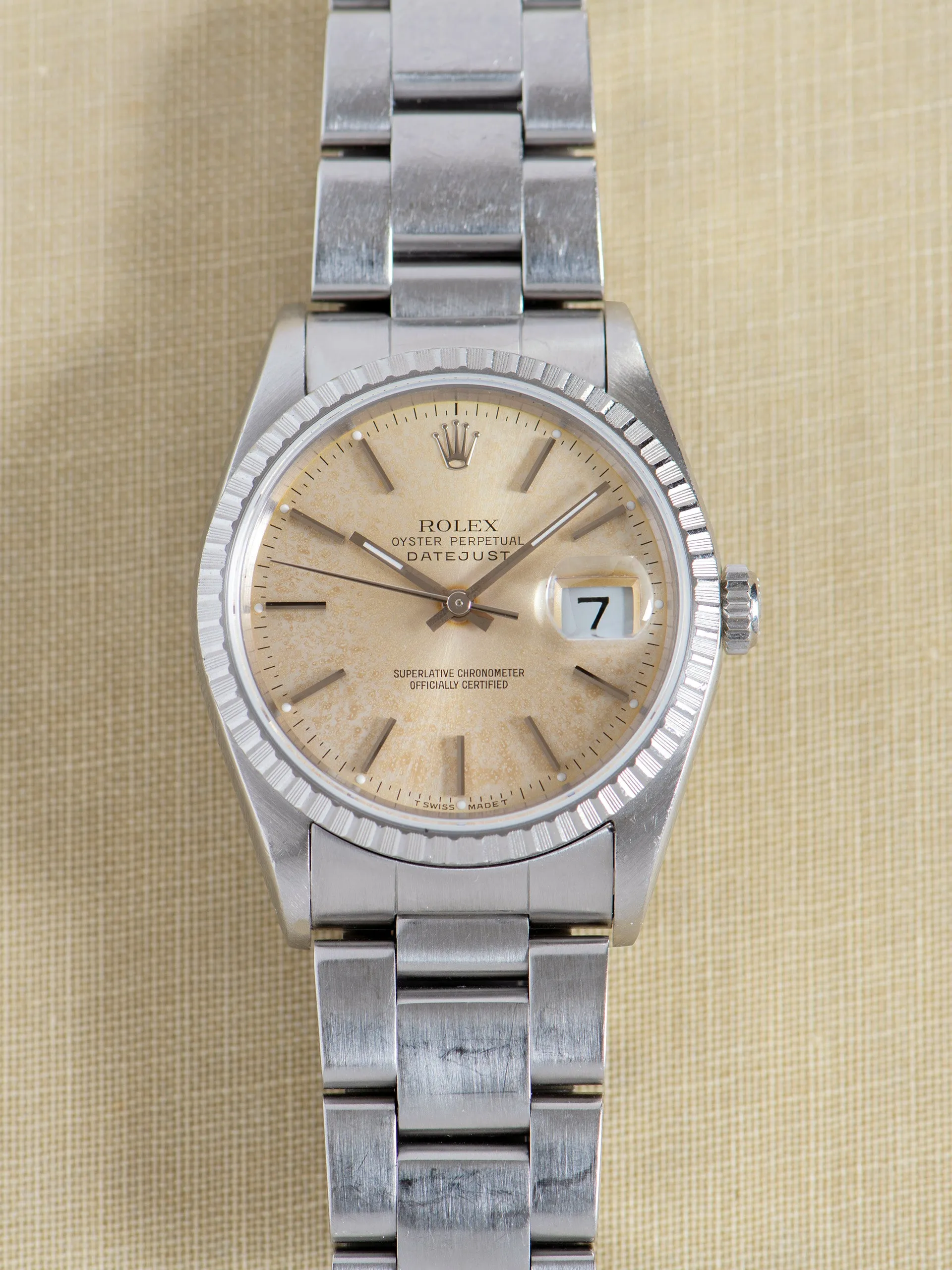 Tropical 1991 Rolex Datejust (Ref. 16220) "IBM Quarter Century Club"