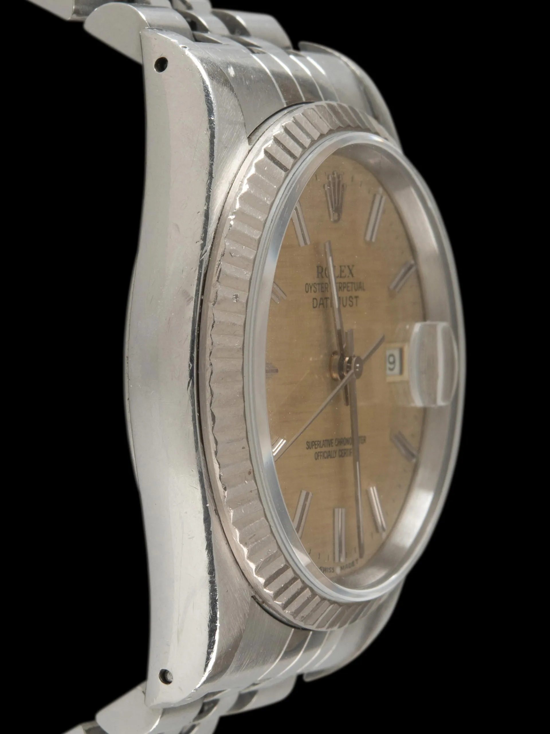 Tropical 1991 Rolex Datejust (Ref. 16234) Silver Linen Dial
