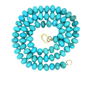 Turquoise Gemstone Bead Necklace