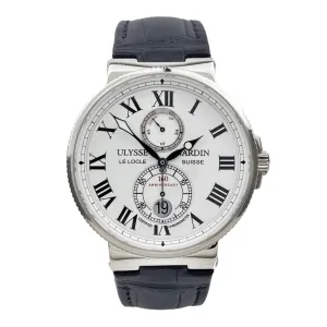 Ulysse Nardin Marine Platinum 160th Anniversary Edition 43mm Watch 269-65