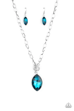 Unlimited Sparkle Blue Paparazzi Necklace