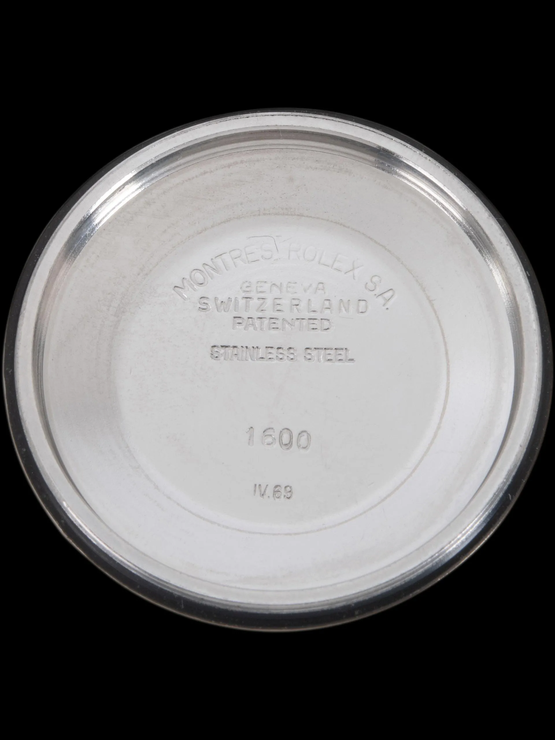 *Unpolished* 1970 Rolex Datejust (Ref. 1600) "Tropical" Non-Luminous Dial