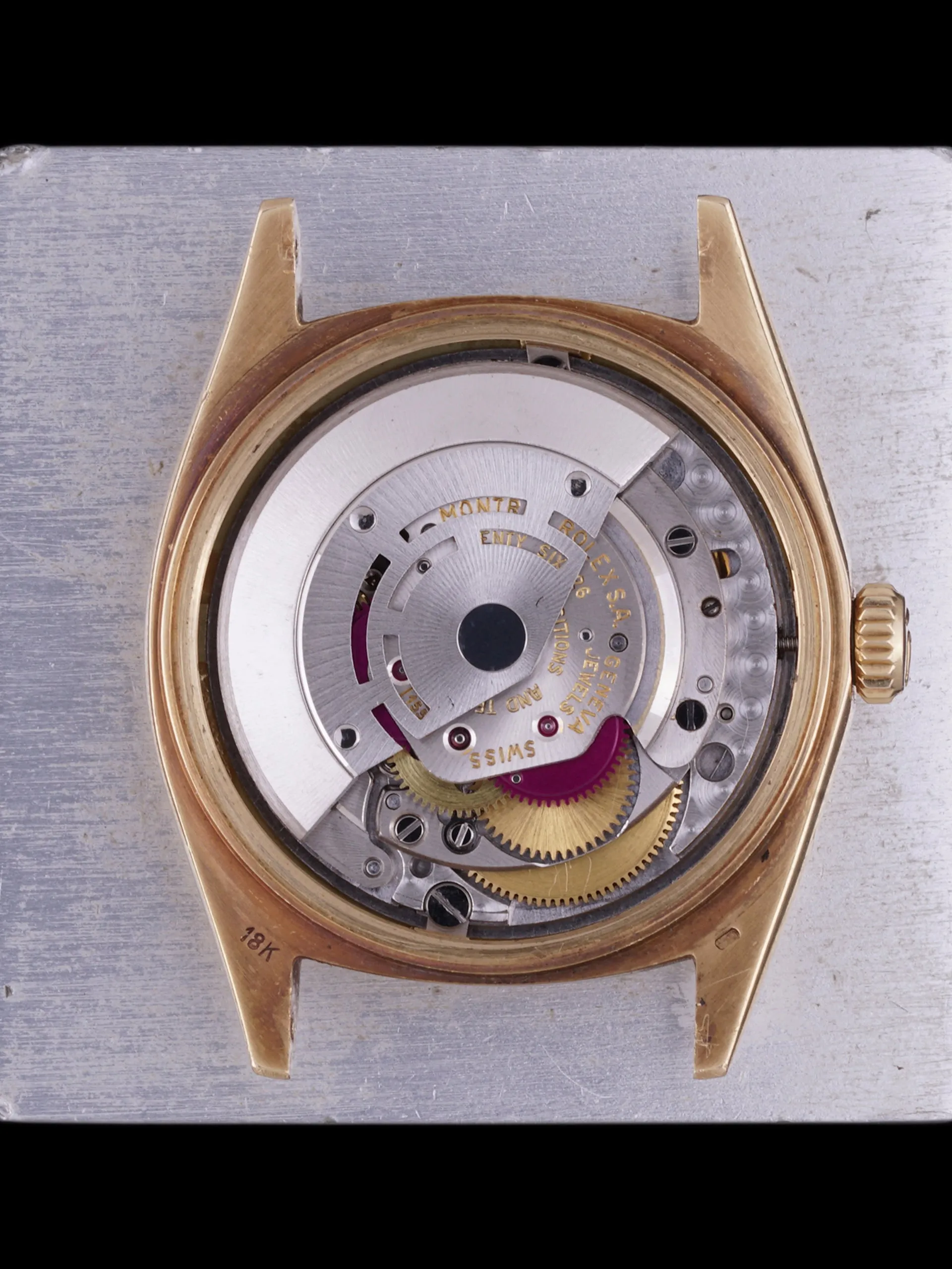 *Unpolished* 1971 Rolex Day-Date (Ref. 1803) 18K YG Non-Luminous Minute Track Dial