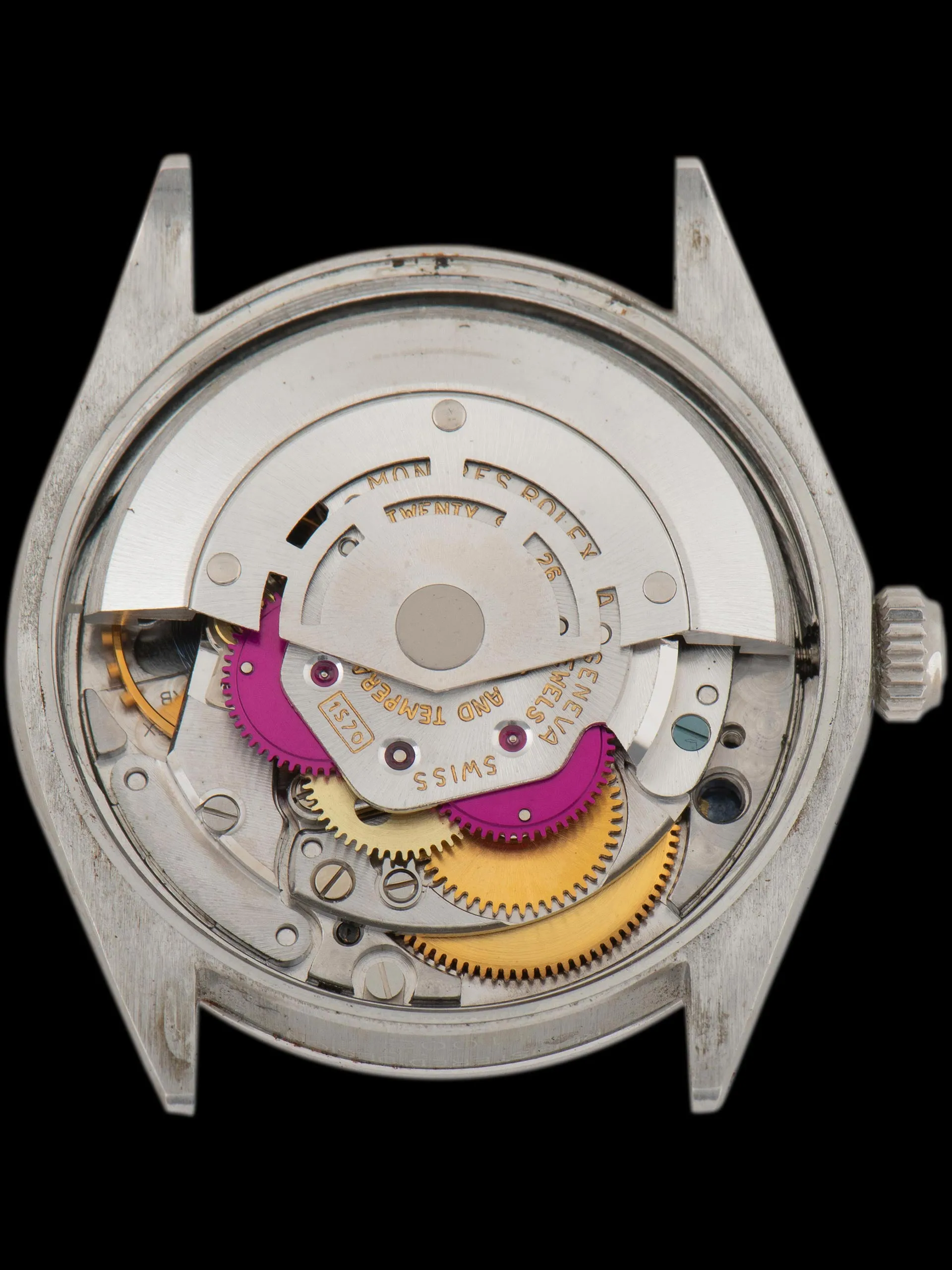 *Unpolished* 1972 Rolex Oyster-Perpetual (Ref. 1002) Blue Mosaic Dial