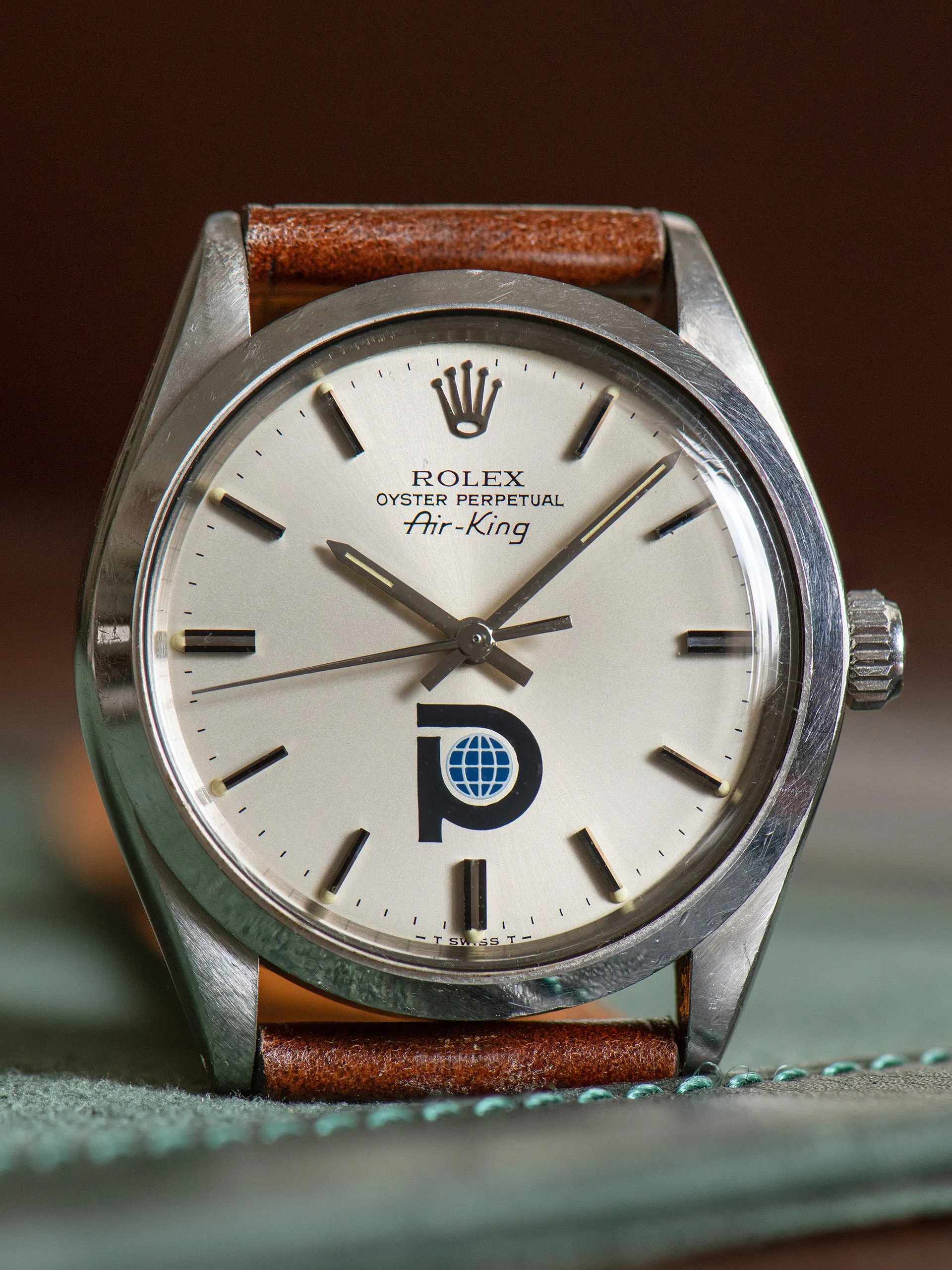 *Unpolished* 1979 Rolex Air-King (Ref. 5500) "Pool Intairdril" Dial