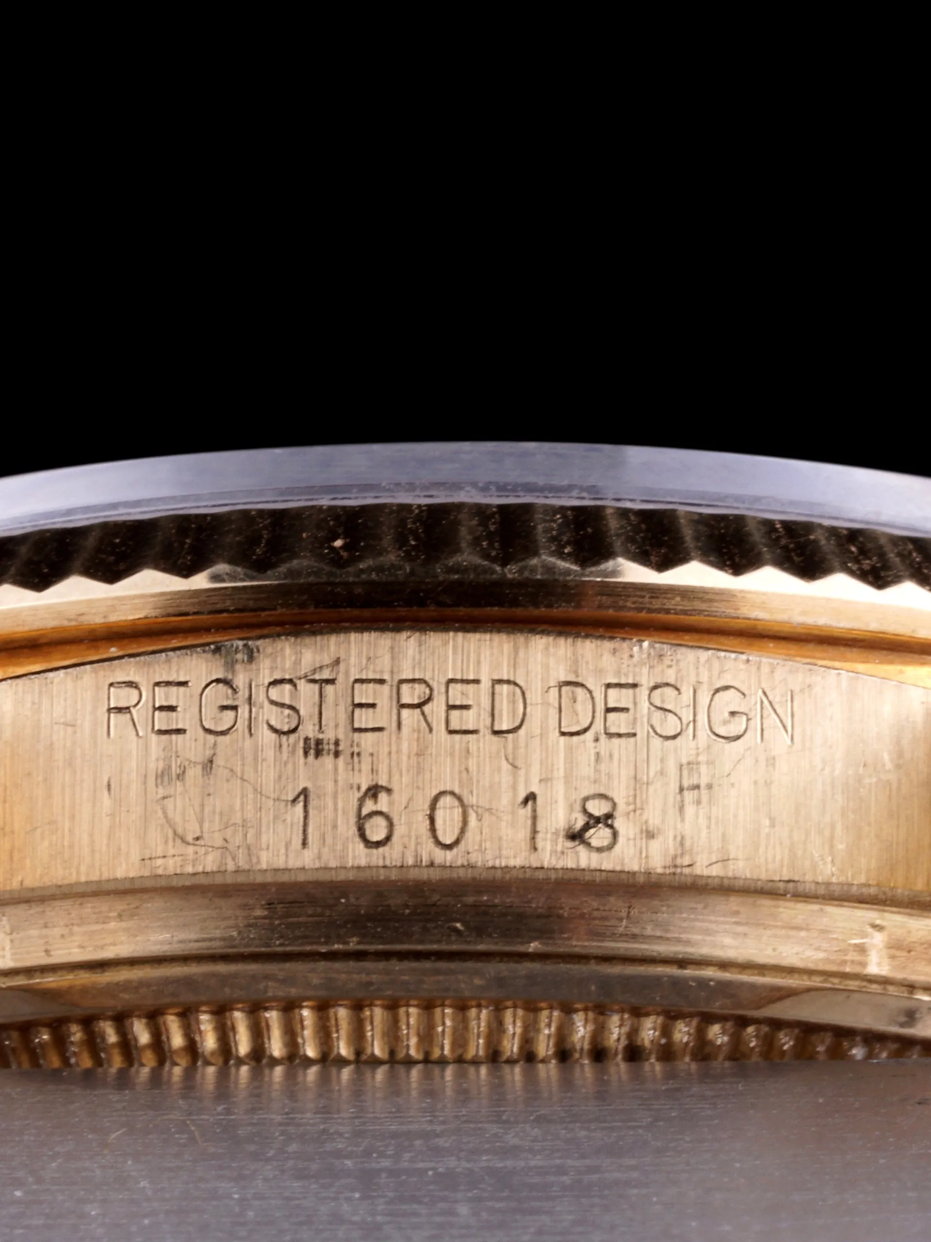 *Unpolished* 1979 Rolex Datejust (Ref. 16018) 18k YG "Buckley Dial"