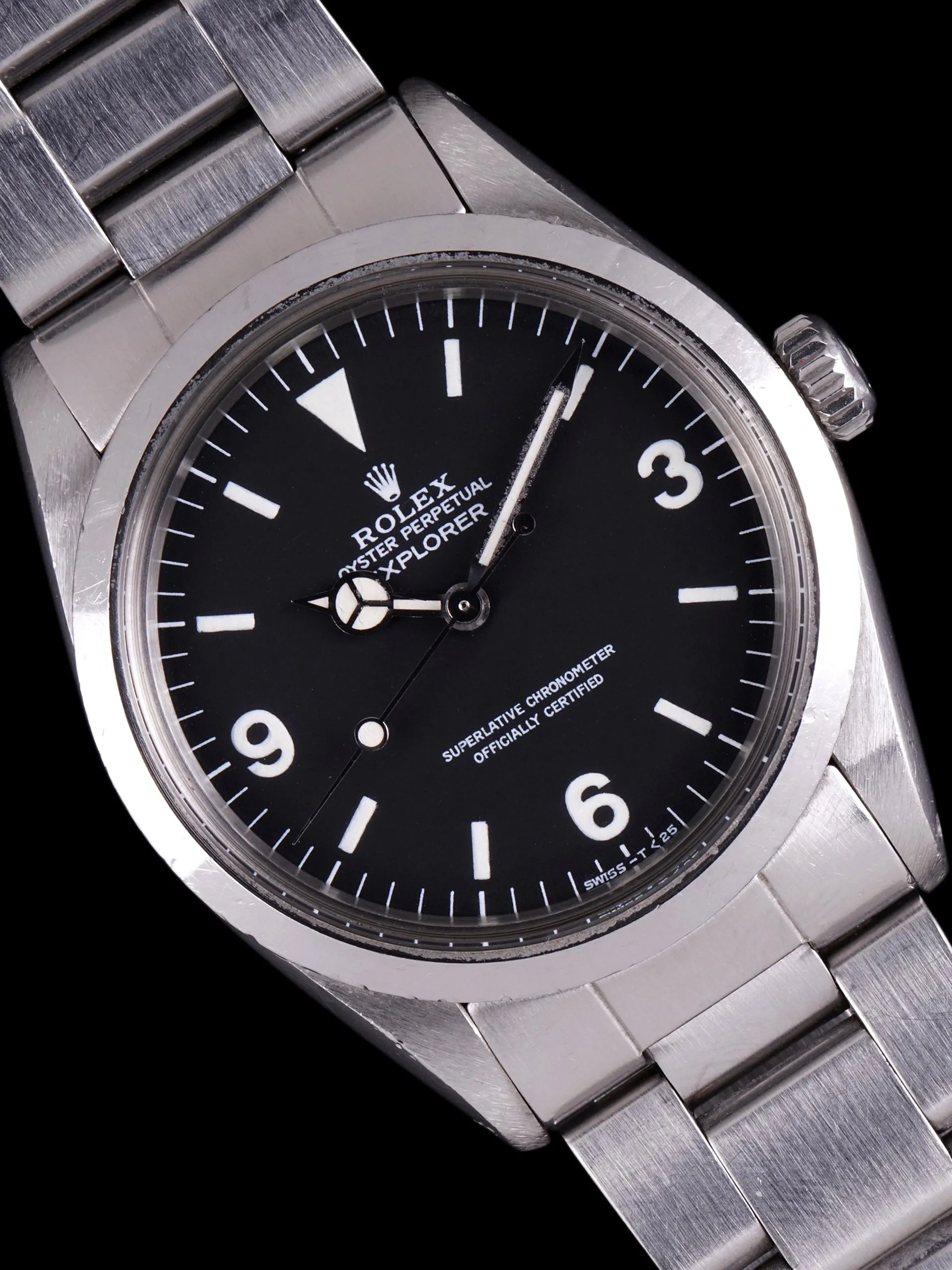 *Unpolished* 1984 Rolex Explorer I (Ref. 1016) W/ Box & Booklet