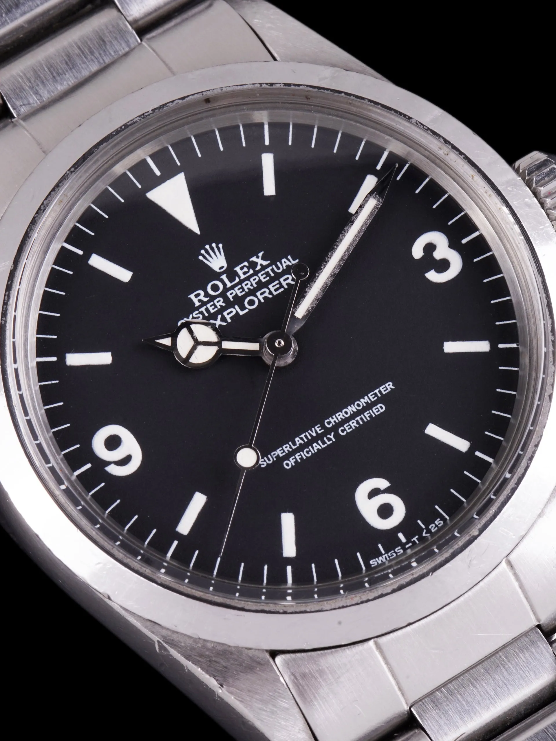 *Unpolished* 1984 Rolex Explorer I (Ref. 1016) W/ Box & Booklet