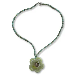 Valencia glass bead necklace