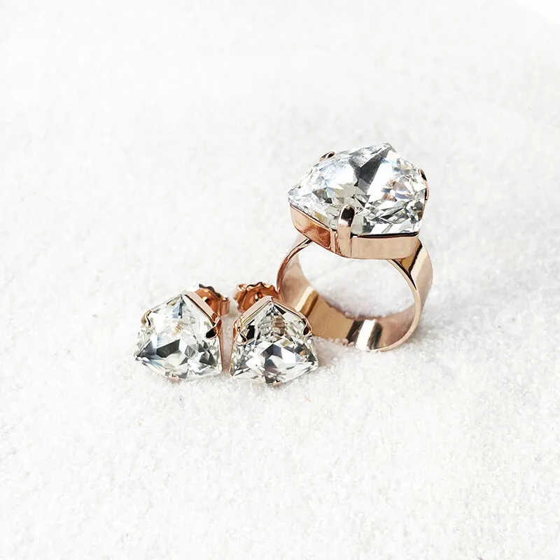 Vera Swarovski Stud Earrings