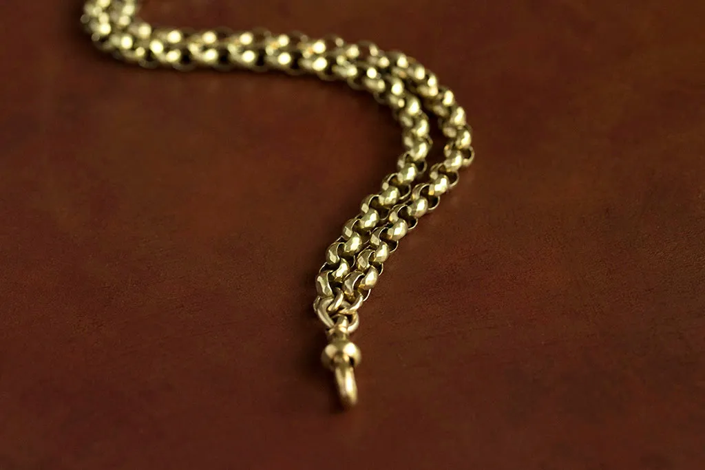 Victorian 18k Long Chain Necklace