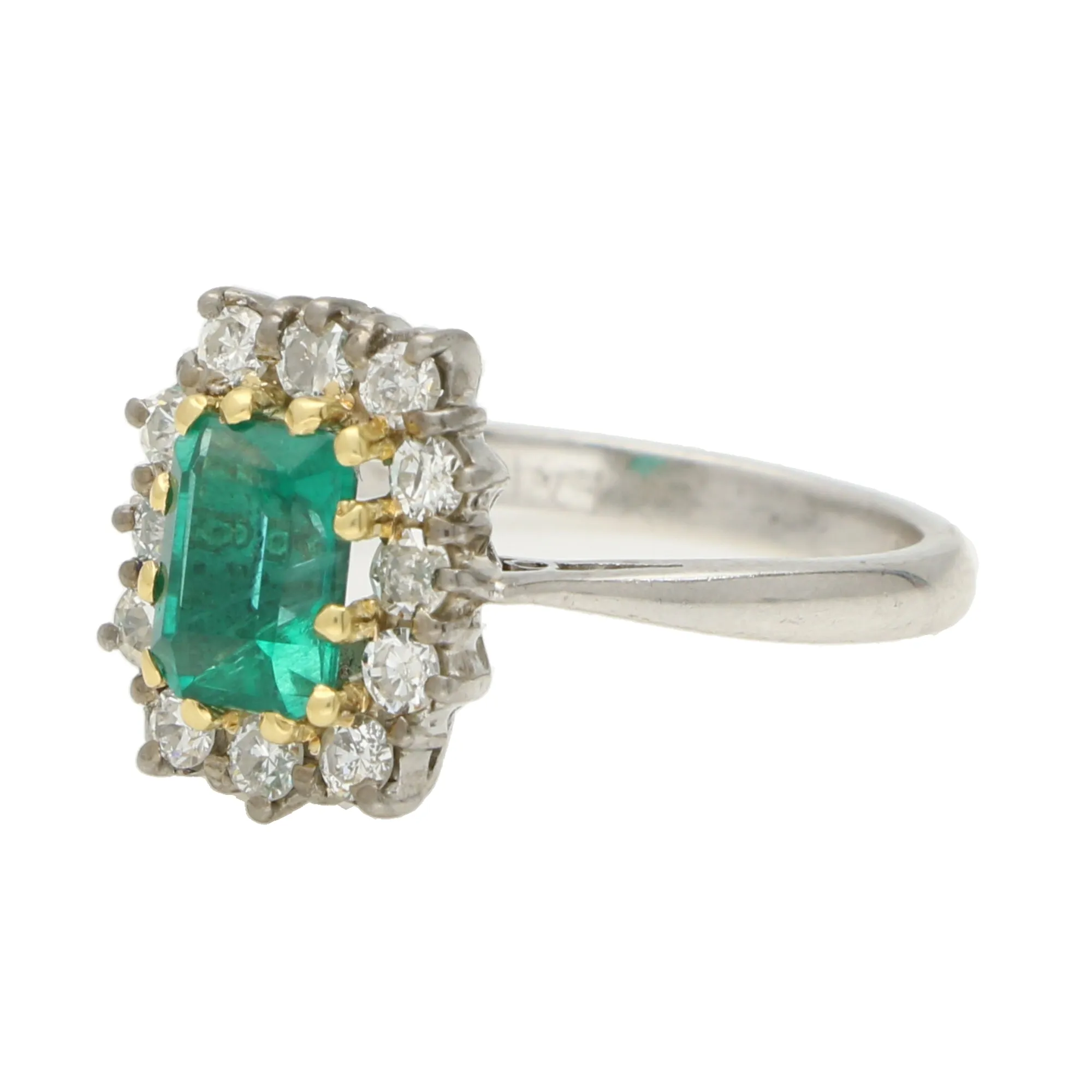 Vintage Emerald and Diamond Ring
