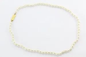 Vintage Mikimoto 18K Gold 6.2mm - 6.4mm 20" Strand Necklace