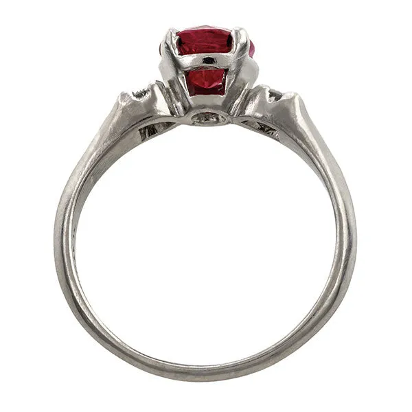 Vintage Ruby & Diamond Ring, 1.15ct