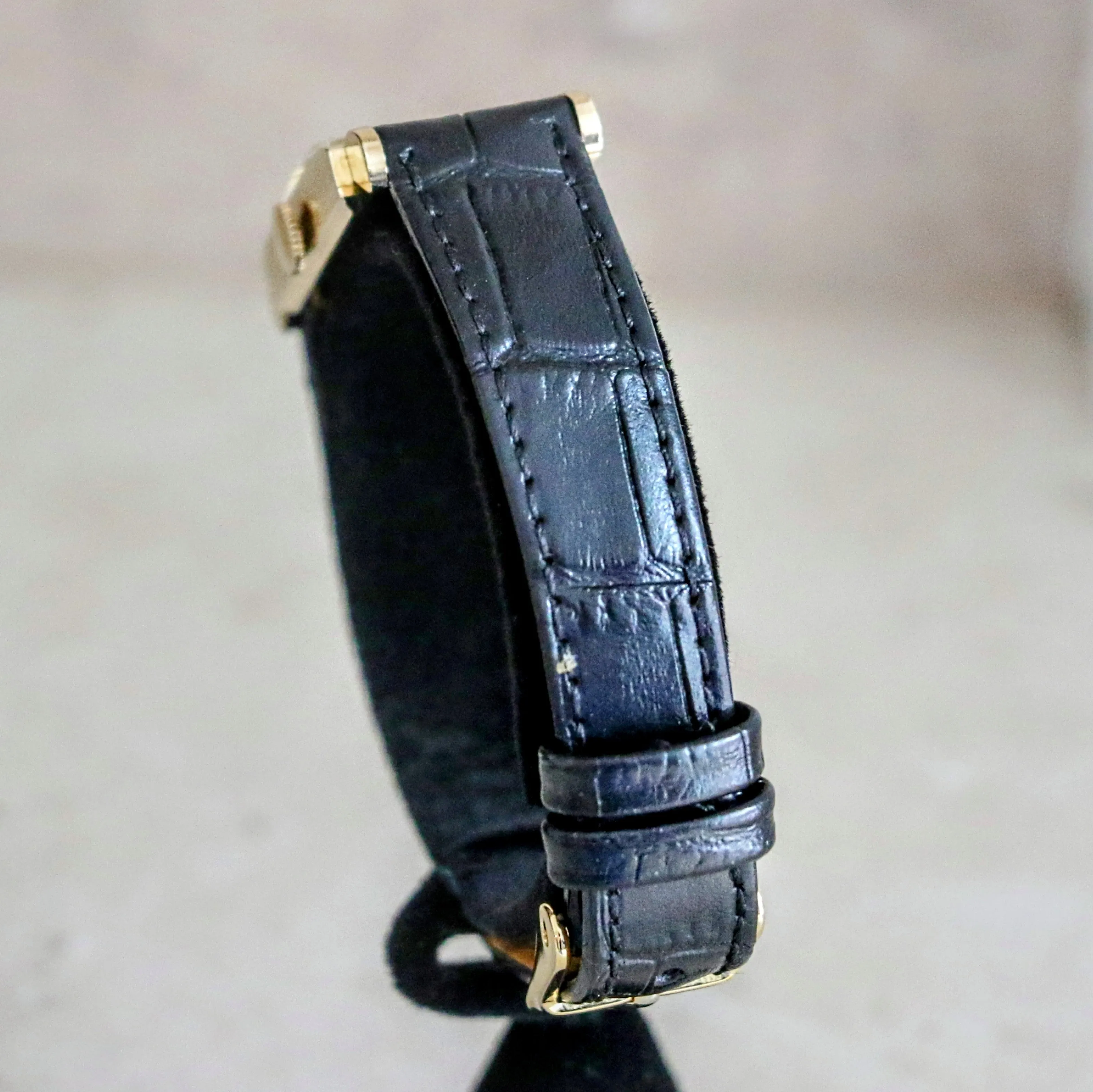 Vintage VULCAIN Wristwatch Swiss Stroboscopic Movement Caliber 708 17 Jewels Watch