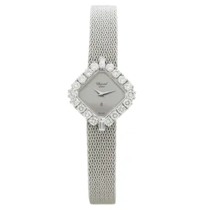 WHITE GOLD CHOPARD DIAMOND WATCH 5161