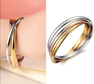 Women Gifts Bracelet Chains Stainless Steel 3 Color Set Bracelets Bangles Accessory Bracelets