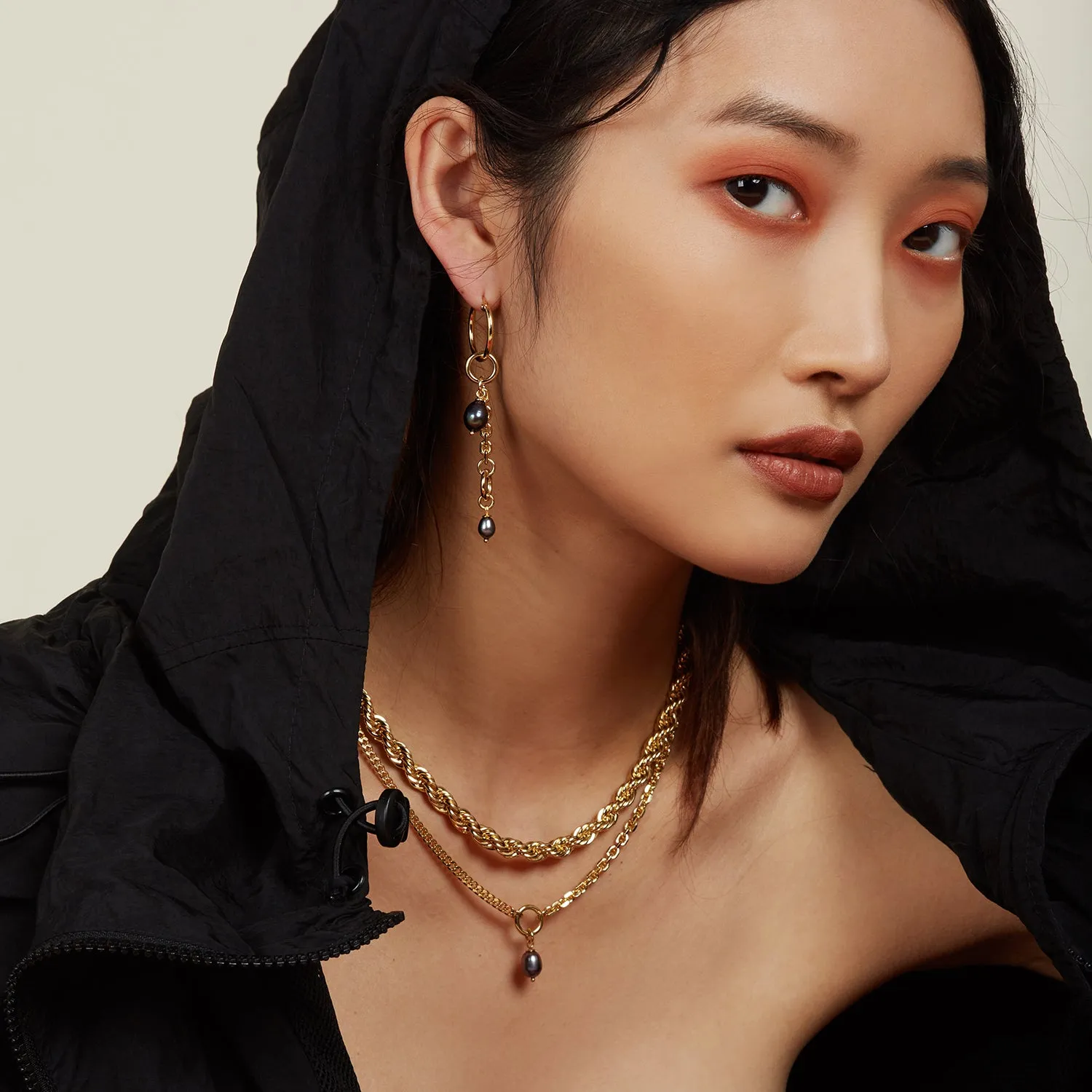 XL Rope Chain Necklace in Gold