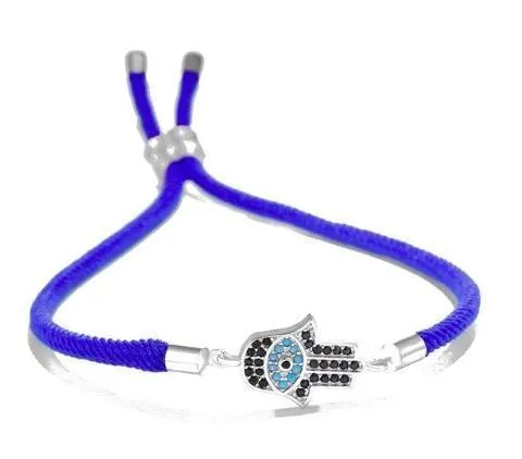 ZC20. Hamsa Hand w Evil Eye Protection Bracelets NEW!