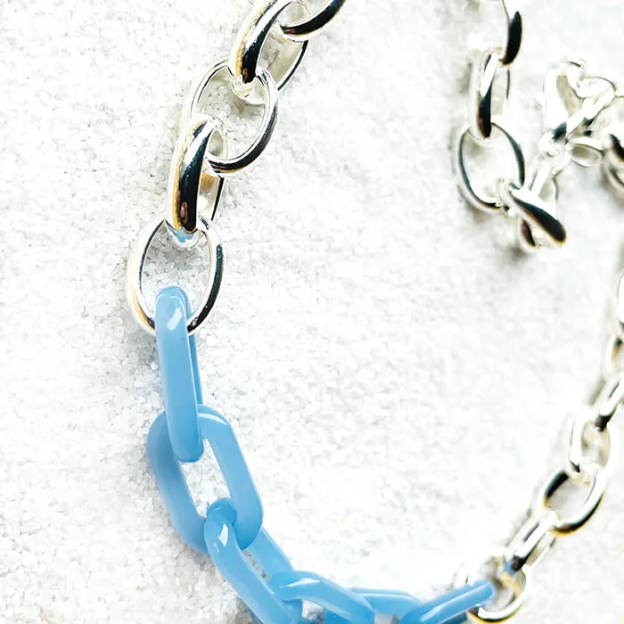 Zeus Chunky Silver Necklace