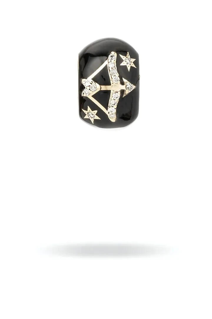 Zodiac Ceramic   Diamond Big Bead